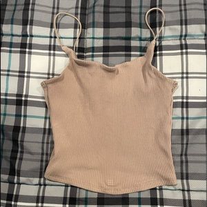 Garage nude colored tank.